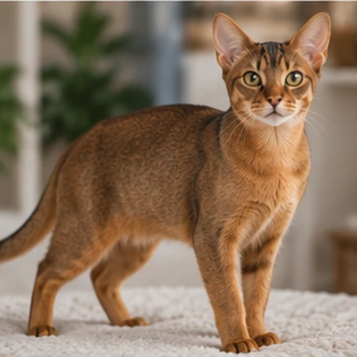 Abessinier: en katt som aldrig sitter still
