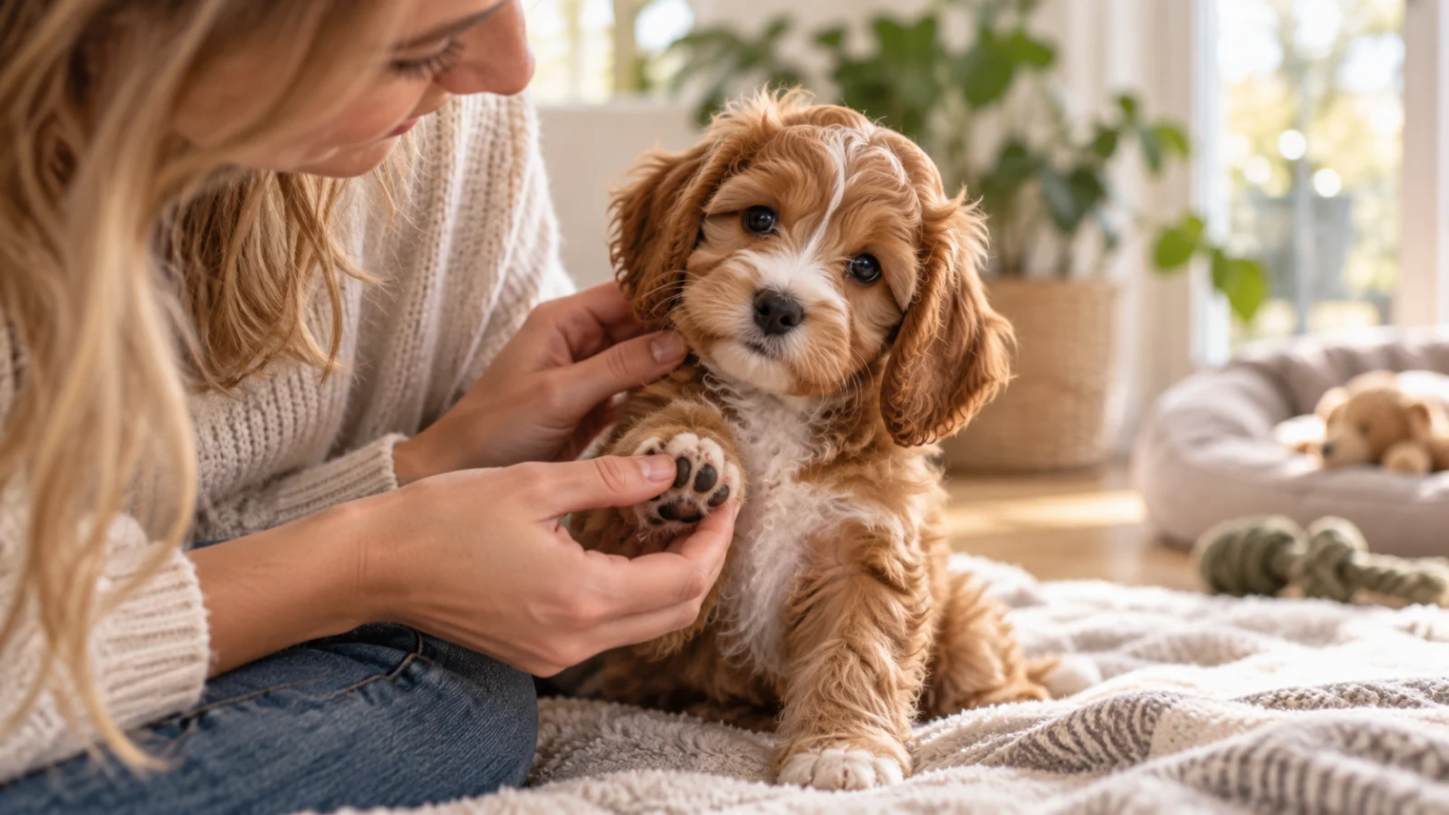 Träna hund i hantering: kooperativ vård från kloklipp till veterinär